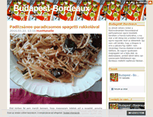 Tablet Screenshot of budapest-bordeaux.blog.hu