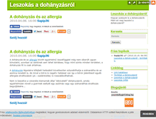 Tablet Screenshot of leszokas-a-dohanyzasrol.blog.hu