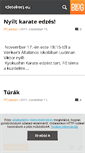 Mobile Screenshot of idetekerj.blog.hu