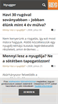 Mobile Screenshot of nyugdij.blog.hu