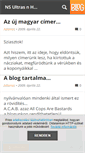 Mobile Screenshot of nsultras.blog.hu
