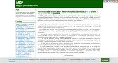 Desktop Screenshot of mdf.blog.hu