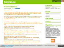 Tablet Screenshot of frekvencia.blog.hu