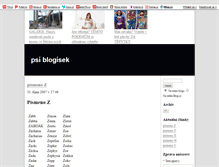 Tablet Screenshot of hanulineckyblog.blog.cz