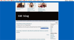 Desktop Screenshot of cad.blog.cz