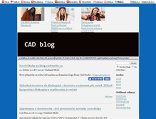 Tablet Screenshot of cad.blog.cz