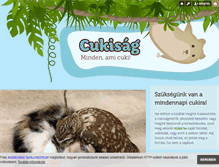 Tablet Screenshot of cukisag.blog.hu