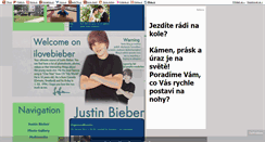 Desktop Screenshot of ilovebieber.blog.cz