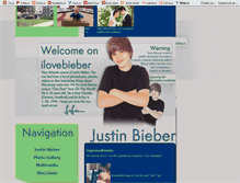 Tablet Screenshot of ilovebieber.blog.cz