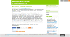 Desktop Screenshot of dobozosgourmand.blog.hu