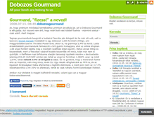 Tablet Screenshot of dobozosgourmand.blog.hu