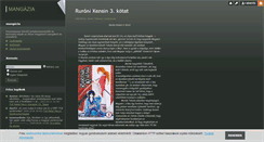 Desktop Screenshot of manga.blog.hu
