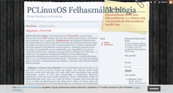 Desktop Screenshot of pclinuxos.blog.hu