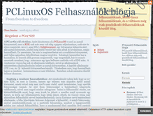 Tablet Screenshot of pclinuxos.blog.hu
