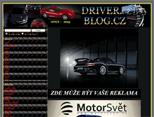 Tablet Screenshot of driver.blog.cz