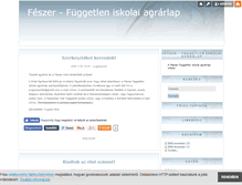 Tablet Screenshot of feszer.blog.hu