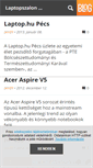 Mobile Screenshot of laptopszalonpecs.blog.hu