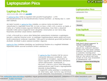 Tablet Screenshot of laptopszalonpecs.blog.hu