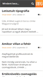 Mobile Screenshot of mindentbecsomagolunk.blog.hu