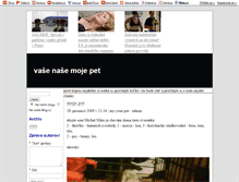Tablet Screenshot of my-your-pet.blog.cz