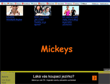 Tablet Screenshot of mickeys.blog.cz