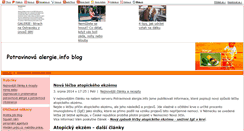 Desktop Screenshot of potravinova-alergie.blog.cz