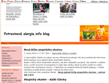 Tablet Screenshot of potravinova-alergie.blog.cz