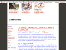 Tablet Screenshot of antironaldo.blog.cz