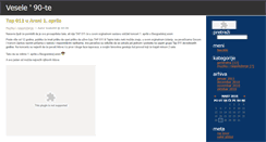 Desktop Screenshot of boske90.blog.rs