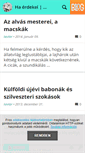 Mobile Screenshot of haerdekel.blog.hu