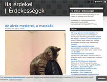 Tablet Screenshot of haerdekel.blog.hu