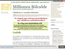 Tablet Screenshot of milliomosbolcsode.blog.hu