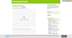 Desktop Screenshot of dohanyzolanyok.blog.hu