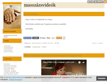 Tablet Screenshot of masszazstv.blog.hu
