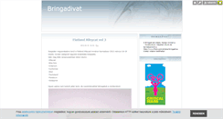 Desktop Screenshot of bringadivat.blog.hu