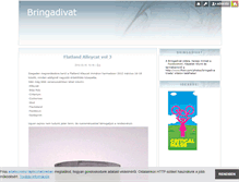 Tablet Screenshot of bringadivat.blog.hu