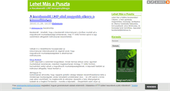 Desktop Screenshot of lmpuszta.blog.hu