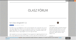 Desktop Screenshot of olaszforum.blog.hu