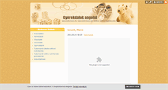 Desktop Screenshot of angoldalok.blog.hu