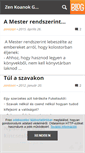 Mobile Screenshot of koan.blog.hu