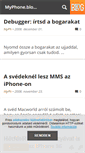 Mobile Screenshot of myphone.blog.hu