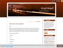 Tablet Screenshot of gergoblogja.blog.hu