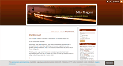 Desktop Screenshot of masmagyar.blog.hu