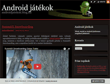 Tablet Screenshot of androidjatekok.blog.hu
