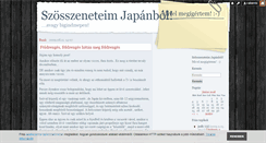 Desktop Screenshot of japppan.blog.hu