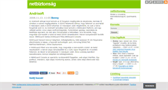 Desktop Screenshot of netbiztonsag.blog.hu