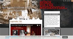 Desktop Screenshot of hosokvoltak.blog.hu