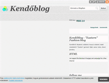 Tablet Screenshot of kendoblog.blog.hu