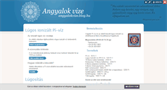 Desktop Screenshot of angyalokvize.blog.hu