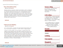 Tablet Screenshot of forma1hirek.blog.hu